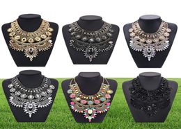 Ppg Pgg Fashion Jewelry Chunky Chain Big Statement Crystal Bib Collar Necklaces Vintage India Style Charm Jewellery Bijoux46443568229177