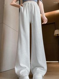 Women's Pants Minimalist YK2 Fashion Wide Legged Office Women Sports High Waist Slim Fit Straight Leg Casual Loose Lace Up