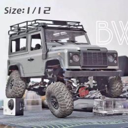 Cars RC Cars WPL 2.4G Carbon Brush Electric 4WD High Speed Truck 1:12 Scale Land Rover Waterproof Offroad Drift Car RC Stunt Suv