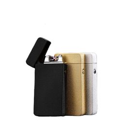Recharge Electronic USB Lighter Smoking Cigarette Arc Lighters Cigar Windproof Christmas Light