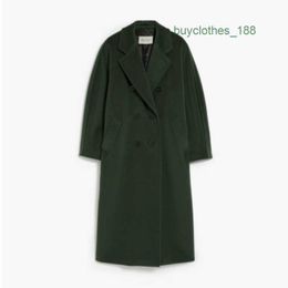 Women's Trench Coats Luxury Fashion Coat Women's Wool & Blends Designer Coat Japanese and Korean Wind Long Cashmere Overcoat Wear Maxmaras GP4H