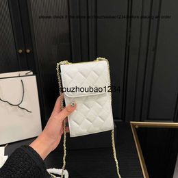 CF Chain Chanellies Bag 7a Mobile Phone High-end Quality Designer Luxury Womens One-Cross-body Bag under the Armpit Banquet Coin Purse 240315