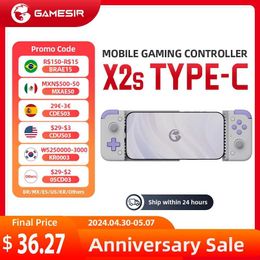 amesir X2S Gamepad Android Mobile Pro game controller with removable USB Type C port suitable for iPhone 15 with Hall effect stick J240507