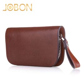 JOBON Leather Hyundai Benz Mercedes Ford Mini Cooper Car Remote Key Case Bag Cover Holder