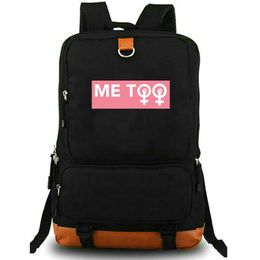 Metoo backpack Tarana Burke daypack Me Too Letter school bag Print rucksack Leisure schoolbag Laptop day pack