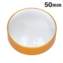 8X Paperweight Read Magnifier 50Mm Magnifying Glass Jewellery Loupe Lens Optical Glass High-Definition Concentrated Light Mirror