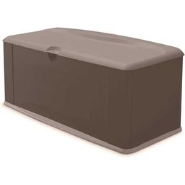 Storage Boxes Bins Extra large resin weather resistant outdoor storage deck box for gardens/backyards/homes/swimming pools capacity 120 Gal Q240506