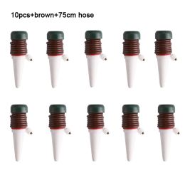 Kits Watering Stakes,10 Pack Indoor Automatic Drip Watering System Irrigation Equipment Tool for Plant Waterer Ceramic Probes House