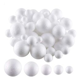 White 5Cm Polystyrene 4Cm 3Cm Modelling Styrofoam Foam Ball Decoration Supplies Decorative Balls Filler Mini Beads s