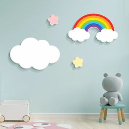 Stickers Thickened Wall Decoration Stickers 3D Children's Room Kids Bedroom Wallpaper Patching Holes Concealing Ugliness House Decor PVC