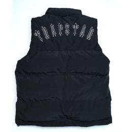 2024 Men Trapstar Down Vest Winter Jacket Designer Puffer Vests Mens Waistcoat Unisex Couple Bodywarmer Womens Sleeveless 44