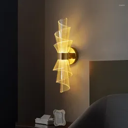 Wall Lamps LED Light Sconce Interior Lighting Home Sofa Decoration Bedroom Living Room Corridor Bedside Luxury Mirror Nordic Lamp