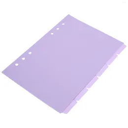 Ring Binder Clear Sheet Protectors Handbook Classification Management Index Pagination Color A5 Size