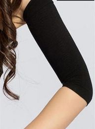 Charming Slim Arm Shaper Women Fat Burning Thin Arm Elastic Sleeve Armband Arm Warmers Black Beige Legs Dual Use fast283u21535822322