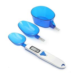 Scale Portable LED Electronic Wholesale 500G/0.1G Weighing Scales Spoon Food Diet Postal Blue Kitchen Digital Measuring Tool Creative Gifts s