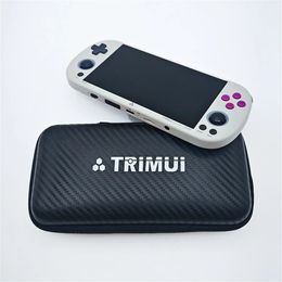 Carrying Case For Trimui Smart Pro Handheld Game Console Black Hard Travel Storage Bag Video Game Console Portable Bag 240514