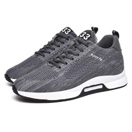 Dark Grey Running Shoes Men Sneakers Breathable Trainers sports Tennis