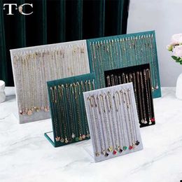 Jewellery Stand Necklace display rack Jewellery storage earring board props Q240506