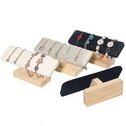 Jewellery Stand Wooden Jewellery display stand Organiser hair with packaging I-shaped Q240506