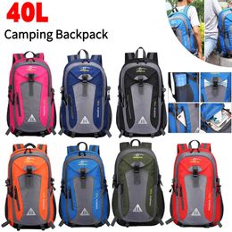 40L Large Capacity Polyester Waterproof Tactical Backpack Lightweight Folding Backpack For Men Outdoor Hunting Camping Equipment 240507