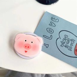 Cell Phone Mounts Holders Korean Cute Cartoon Cat Bear Magnetic Holder Grip Tok Griptok Phone Stand Holder Support For iPhone For Pad Magsafe Smart Tok
