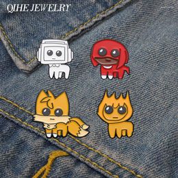Brooches Autism Tbh Creature Brooch Enamel Pins Cute Dogs Caring For Mental Health Badge Accessories Jewellery Backpack Lapel Pin Gift