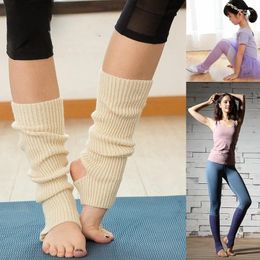 Stage Wear Children And Adults Latin Dance Leg Covers Knitted Sports Protective Woollen Ballet Warmers Yoga Foot Warm Socks