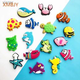 Fridge Magnets Dropshipping Cute Fish Refrigerant Magnet Stickers for Childrens Education Ocean Organic Freezing Magnets Whiteboard Magnetic Stickers WX