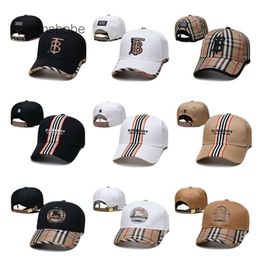 Bur B hat baseball cap Designer hat Hats Baseball Cap Burbries hat Sun cap hat Embroidered letters hat Baseball HVML cap Sun visor cap Couples SNOF