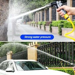 Upgrade 2024 Portable Automobiles Cleaning Tool High Pressure Sprinkler Water Gun Washers Garden Watering Hose Nozzle Foam Washer New