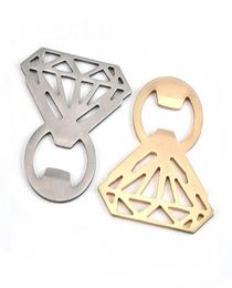 Bottle Opener Diamond Ring Shape Alloy Tool Wedding Party Birthday Baby Shower Favor Gift Souvenirs Bottle Opener6701307