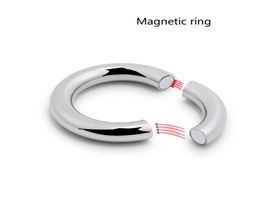 5 size for choose Heavy Duty male Magnetic Ball Scrotum Stretcher metal penis cock Ring Delay ejaculation BDSM Sex Toy men Cockrin3035772