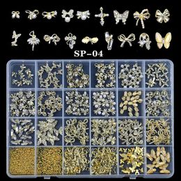 3D Butterfly Nail Decoration Alloy Rhinestones Kit Resin Gemstone Nail Charms for Nail Art 3D Mix Crystal Nails Accessories Tool 240506