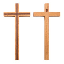 Decor Handmade Wooden for Cross Christ Ornaments Wall Hanging Table for Cross for Home Altar Chapel Church Decor Christian Gift B03E