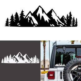 New Glasses Lights Helmet Stickers Snow Mountains And Trees Trunk Window Glass Bumper Laptop For Toyota Honda Yamaha Sticker