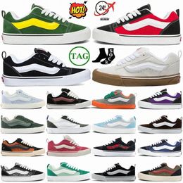 designer shoes Knu Skool platform sneakers trainers Black White Navy Off Gum Triple Green Yellow Mega Check Red Brown casual for mens wkAtc#