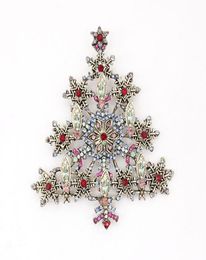 30 PcsLot Custom Brooches Fashion Crystal Rhinestone Large Christmas Tree Pin For Xmas GiftDecoration4349687