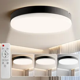 Ceiling Lights 36W Light With Black Border And Remote Control Dimmable IP54 Waterproof Bathroom Living Room Kitchen Corridor Restau
