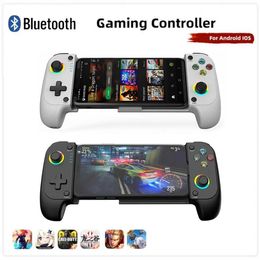 Bluetooth game controller with retractable game board joystick is suitable for Samsung Xiaomi Huawei Android mobile phones and PCs J240507
