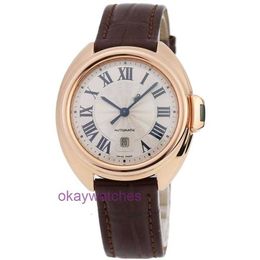 Crater Mechanical Unisex Watches New Key Series 31mm Rose Gold Automatic Machinery Womens Watch with Original Box