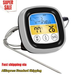 Accessories Digital Kitchen Smart Meat Thermometer for BBQ Grill Food Cooking Oven Meat Thermometer Chicken Barbecue Kitchen Accessories