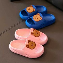 Slipper Cartoon Bear Kids Slippers for Boys Summer Beach Indoor Slippers Cute Girl Shoes Home Soft Non-Slip Baby Children Slippers