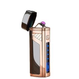 Customized Strong Double Arc USB Electronic Lighter Rechargeable