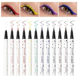 Eyeliner Matte Colour Liquid Eyeliner Waterproof Sweatproof NoSmudge Long Lasting Quick Dry Smooth Beginner White Eyeliner Gel Pencil