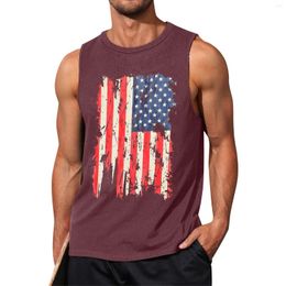 Men's T Shirts Mens Summer Surf Beach Tank Top Large Size Casual Breathable Sleeveless Loose Print Man Shirt Ropa Hombre Y2k