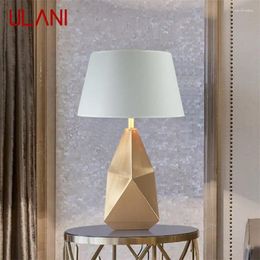 Table Lamps ULANI Contemporary LED Desk Lamp Creative Design E27 Bronze Light Home Decorative For Foyer Living Room Office Bedside