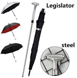 Multifunctional Broken Window Car Safety Hammer Umbrella Sunny Rain Umbrella Sunscreen Walking Stick Can Be Pulled Out Selfdefens2582813