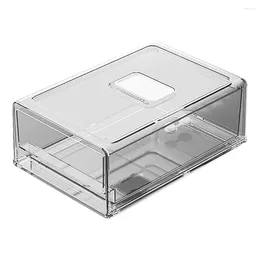 Storage Bags Drawer Refrigerator Box Fruit Transparent Organizer Bins Vegetable Freezer Fridge Stackable Kitchen Items B