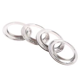 103060 pairs Eyelet Curtain Rings Grommet Top Silvery Metal Ring Header Accessories Be Assembled With A Press 240429