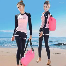 Women's Swimwear Professional Sport Bathing Suit Surfing Swimsuits Swimming Bodysuit Beach Plus Size 3 Pieces